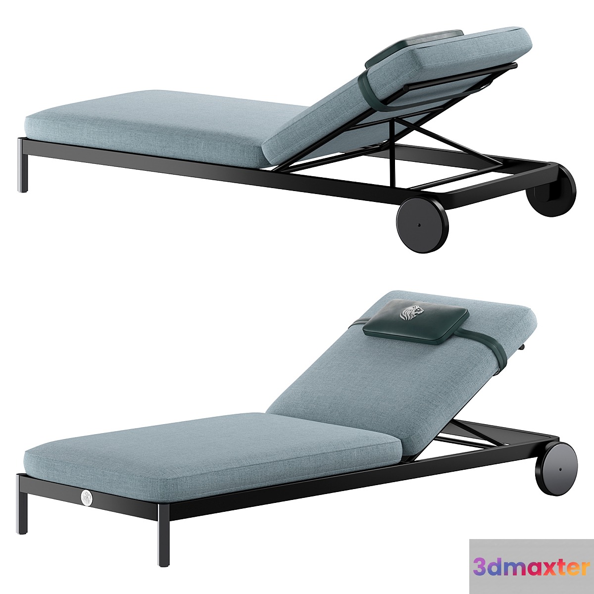Oasis boutdoor chaise longue by giorgiocollection 3D Max