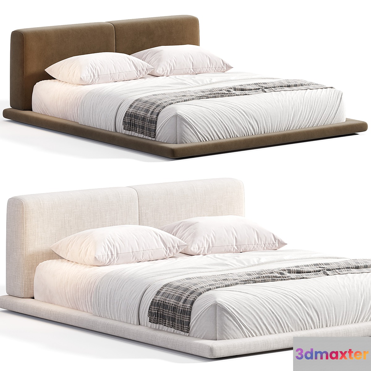 Low low bed 3D Max