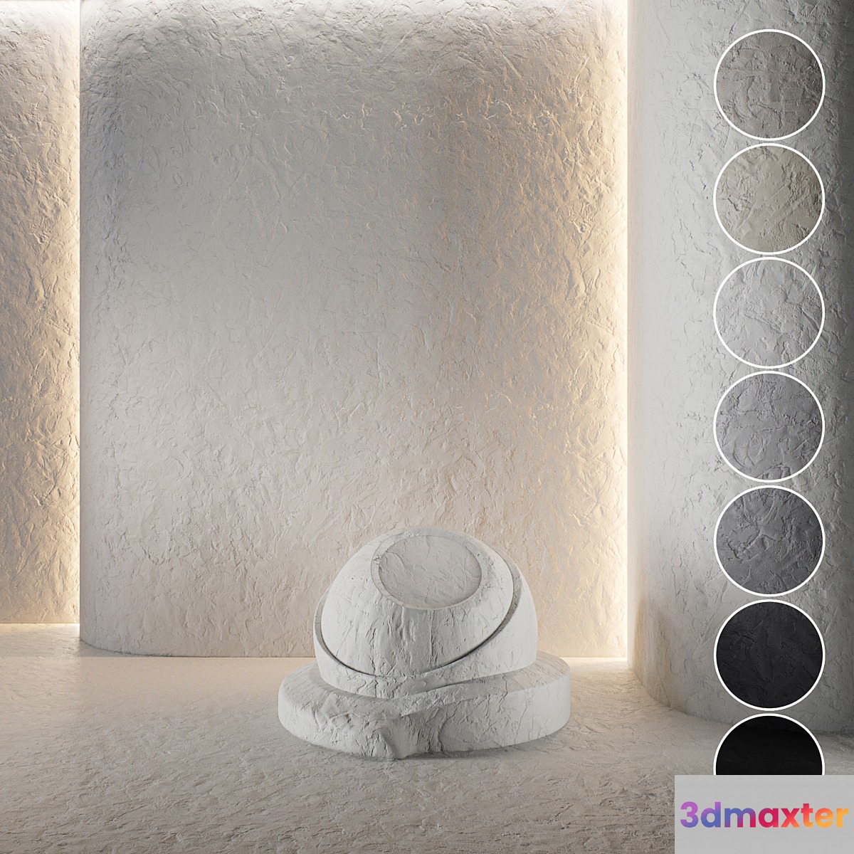 Decorative poster | Concrete set (seamless) | 38 3D Max