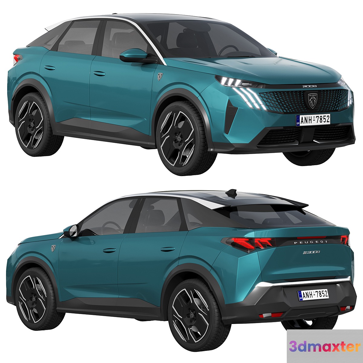 Peugeot e-3008 2024 3D Max