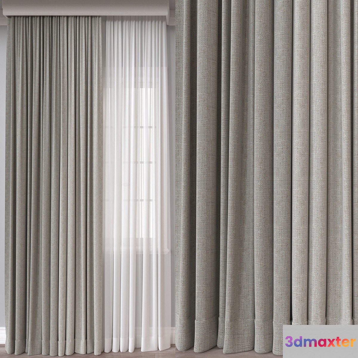 Curtain A876 3D Max