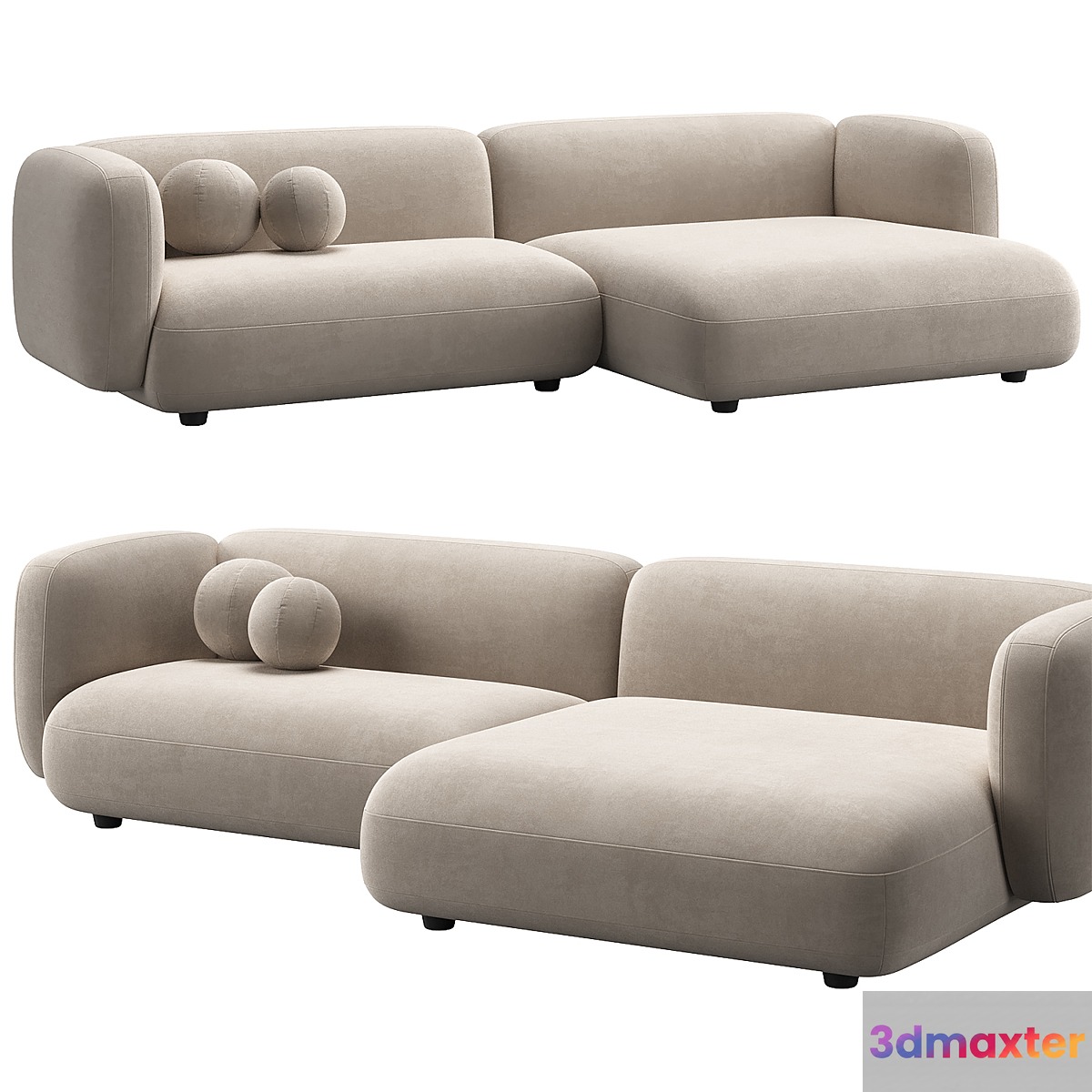 Osborn Sofa by West Elm 3D Max