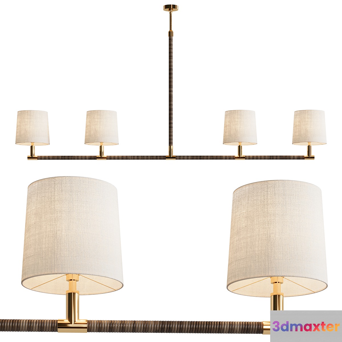 Holden Linear Pendant 3D Max