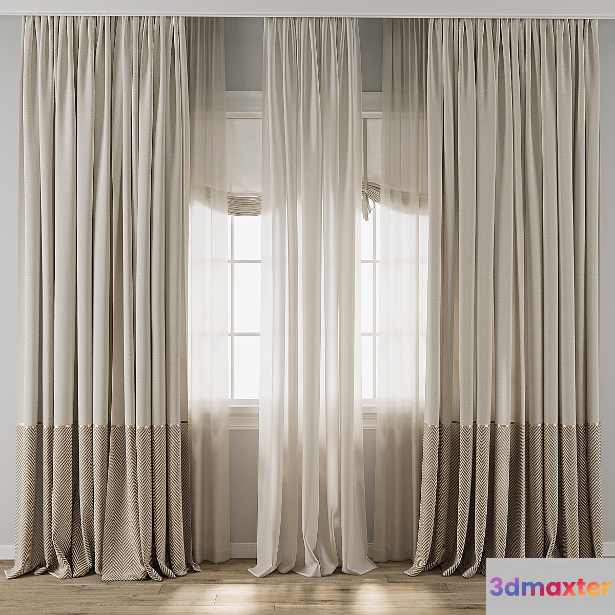 Curtain 878 3D Max