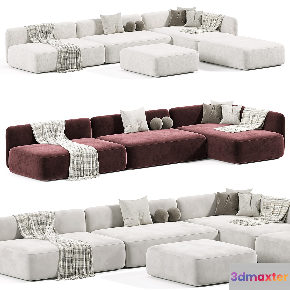 Cozy Sofa By MDF Italia 3 3D Max