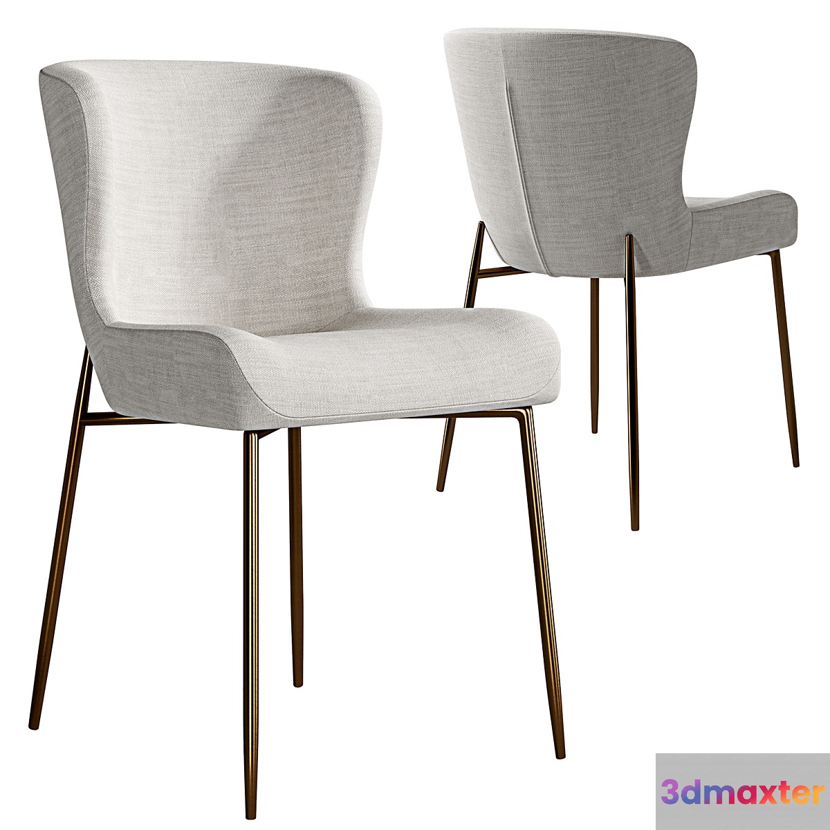Arhaus Kirsten Dining Chair - No.2 3D Max