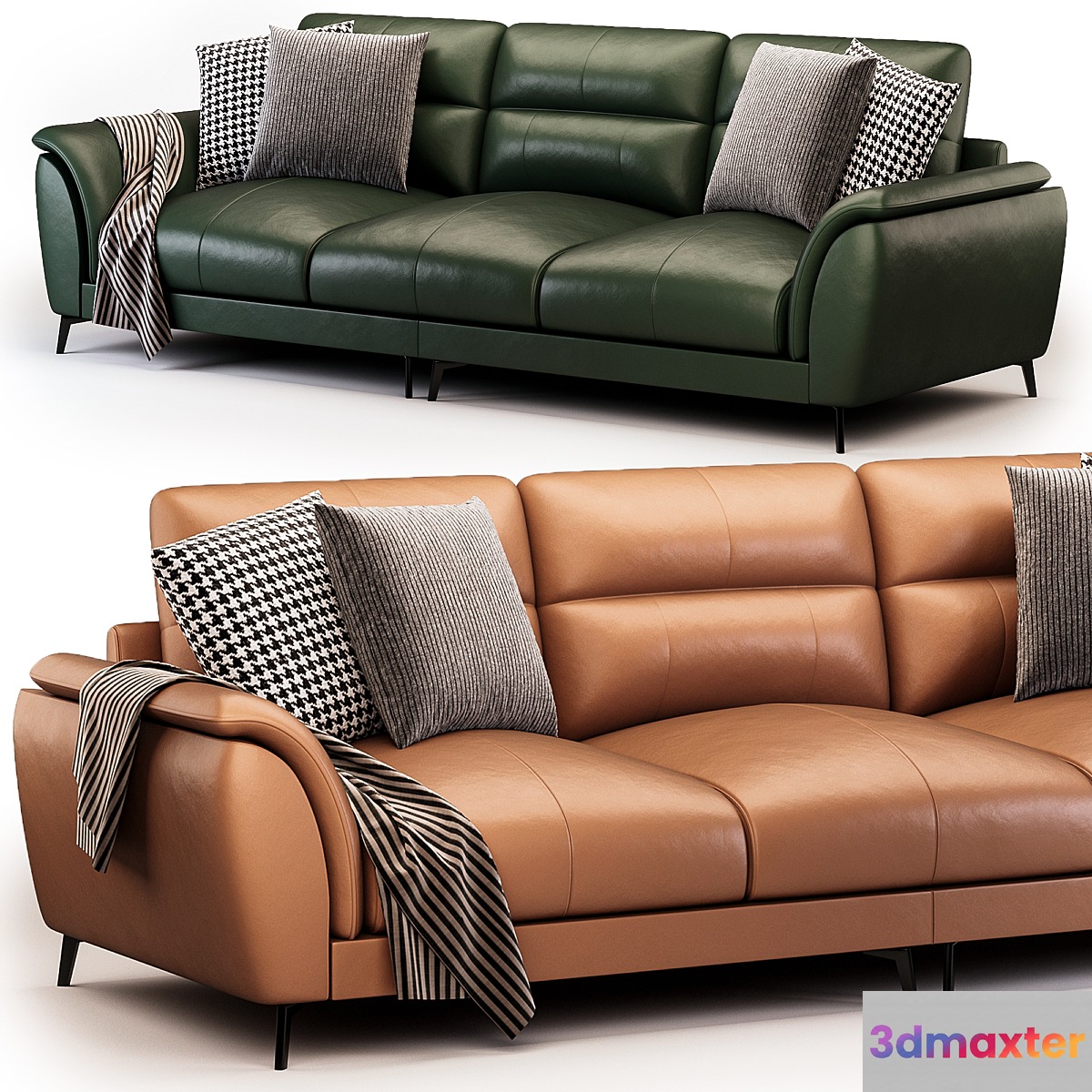 Modern Pillow Sofa by Litfad 3D Max