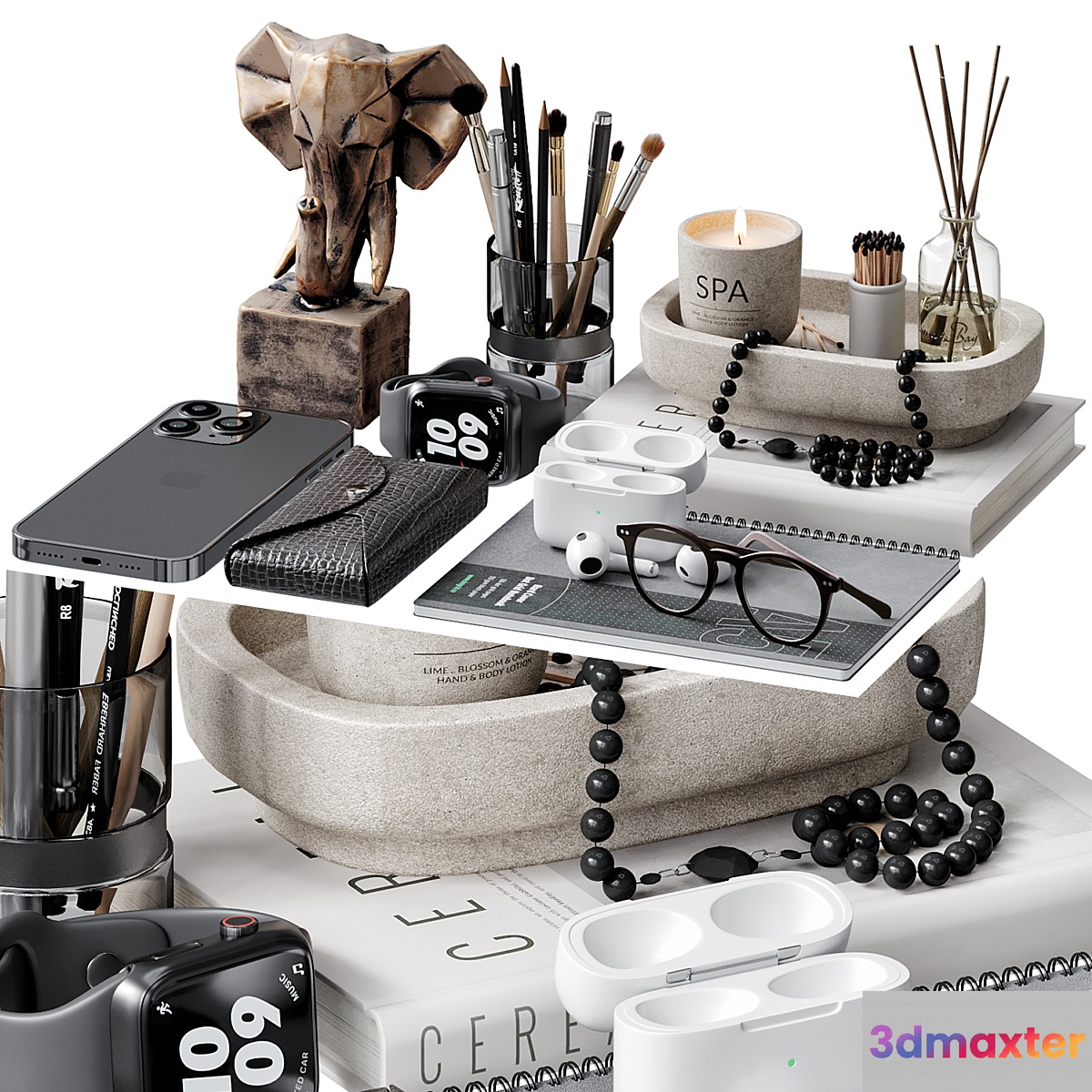 Decorative set 54 3D Max