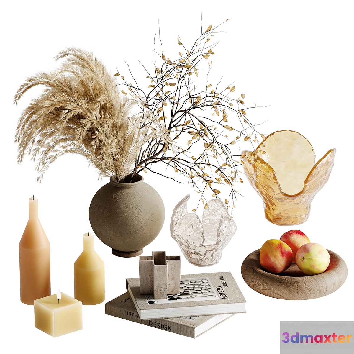 Decoration set 02 3D Max