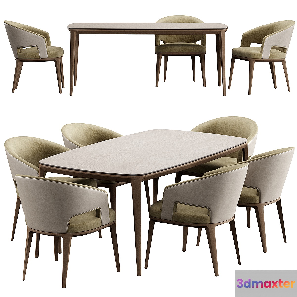 Chair Crop M Konyshev PLAYGROUND MODERN Table 3D Max