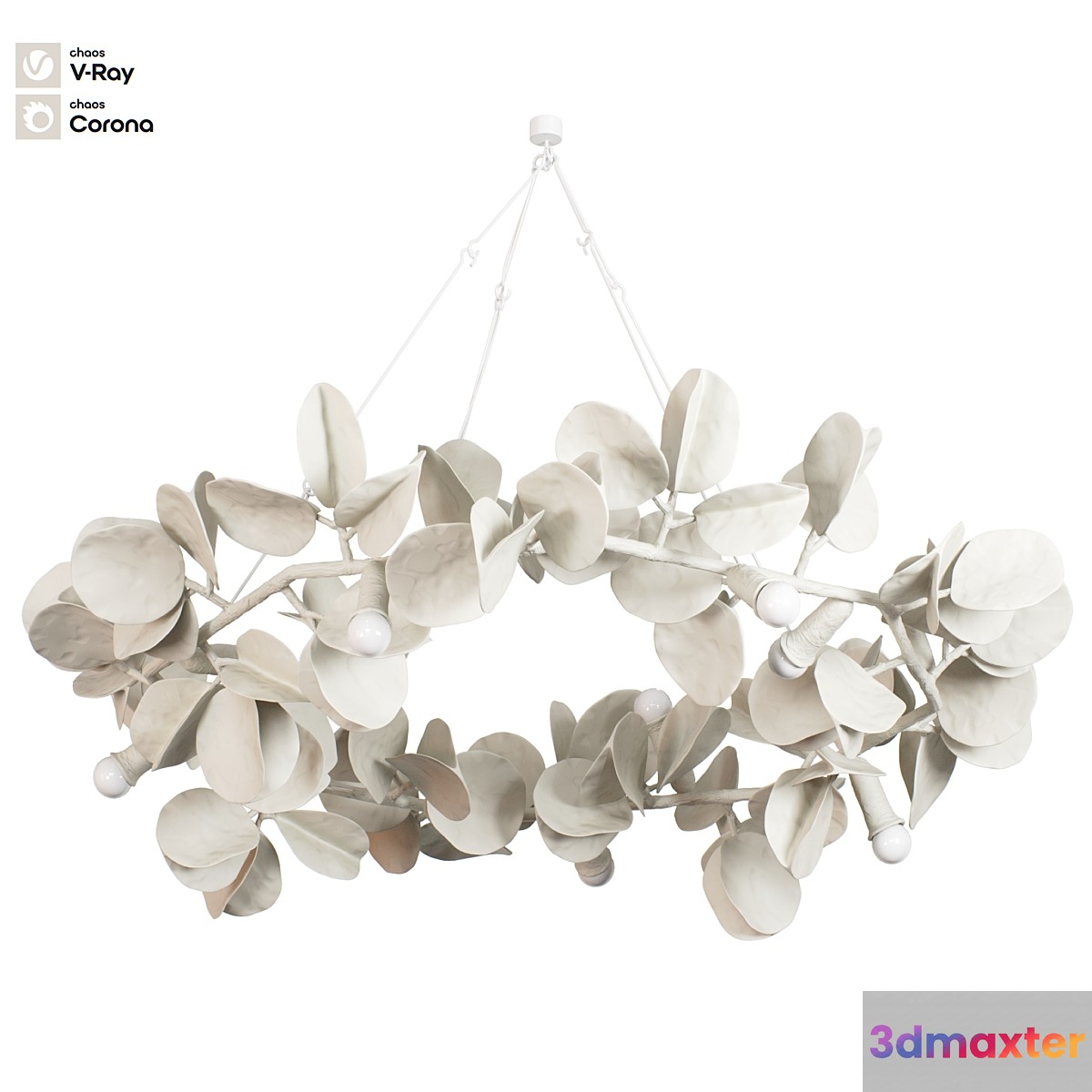 Pendant lamp Olga Engel Moonpapier Paris 3D Max