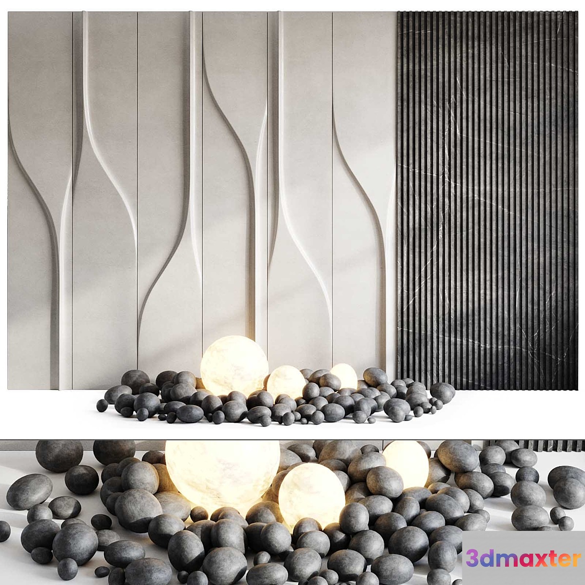Headboard 3d Wall Panel 34 3D Max