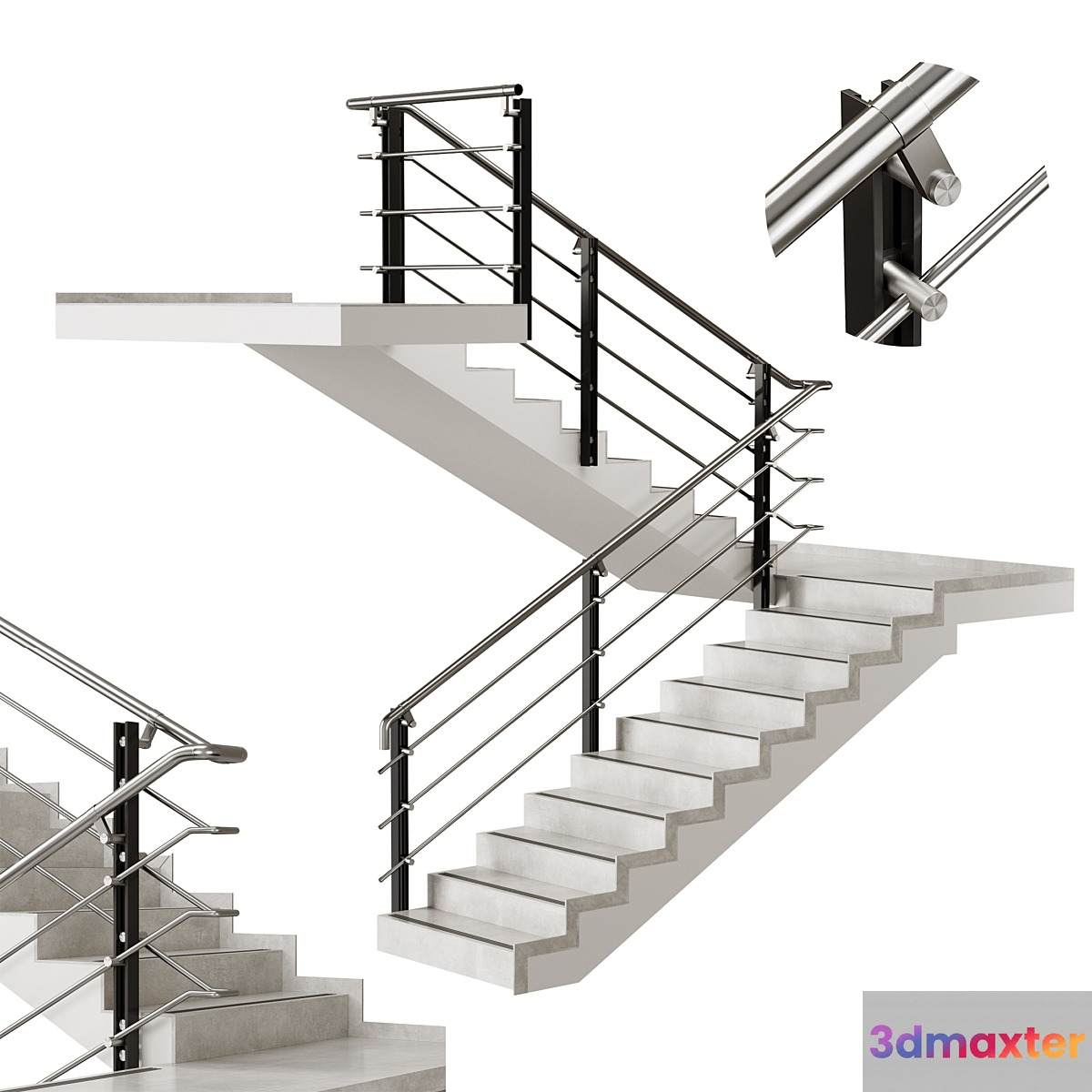 Stairs (024-2) 3D Max