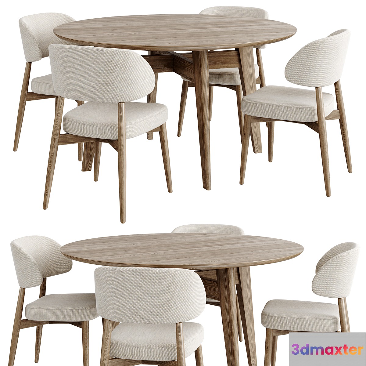 Dinning Set 120 3D Max