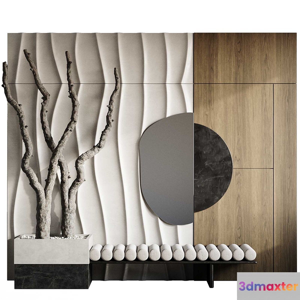 Resting place for interior 3D Max