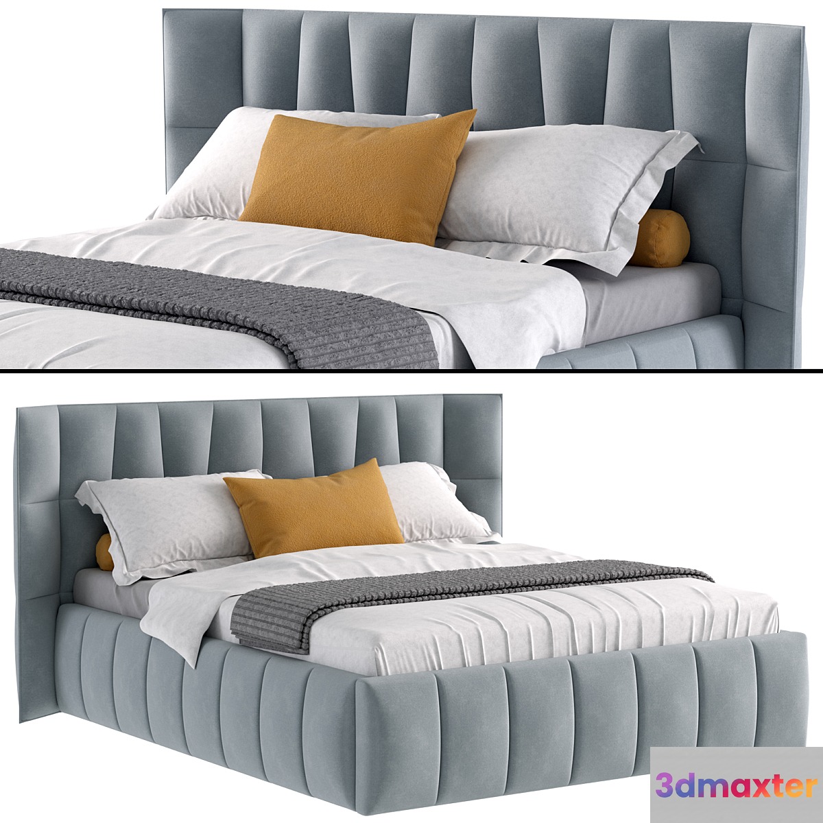 Bed Daymant-Floor 160 3D Max