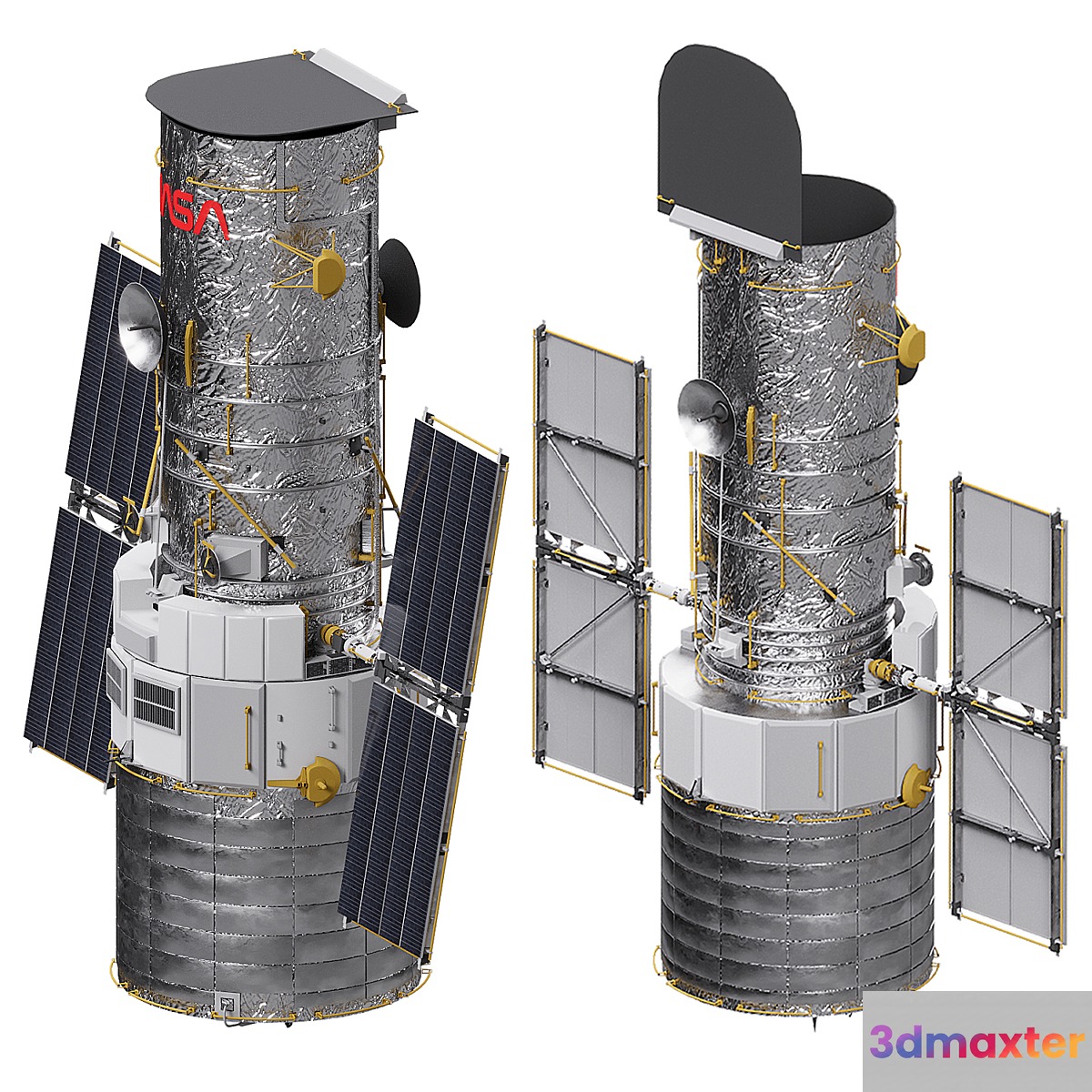 Hubble Space Telescope 3D Max