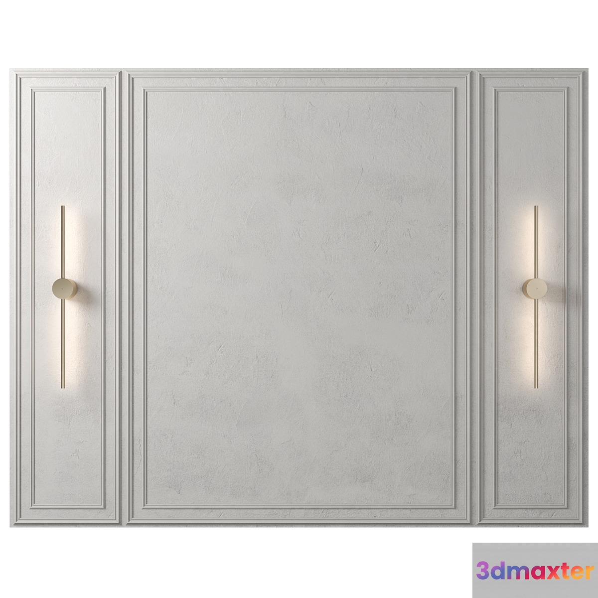Decorative wall 3D Max