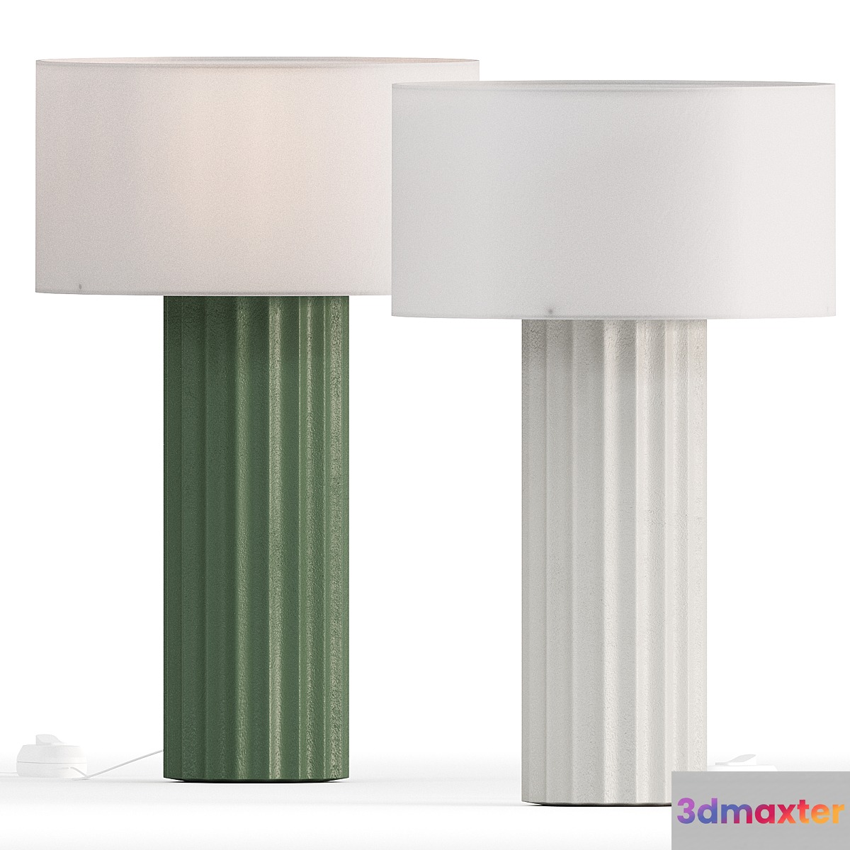 Milk & Sugar Cooper Table Lamp 3D Max