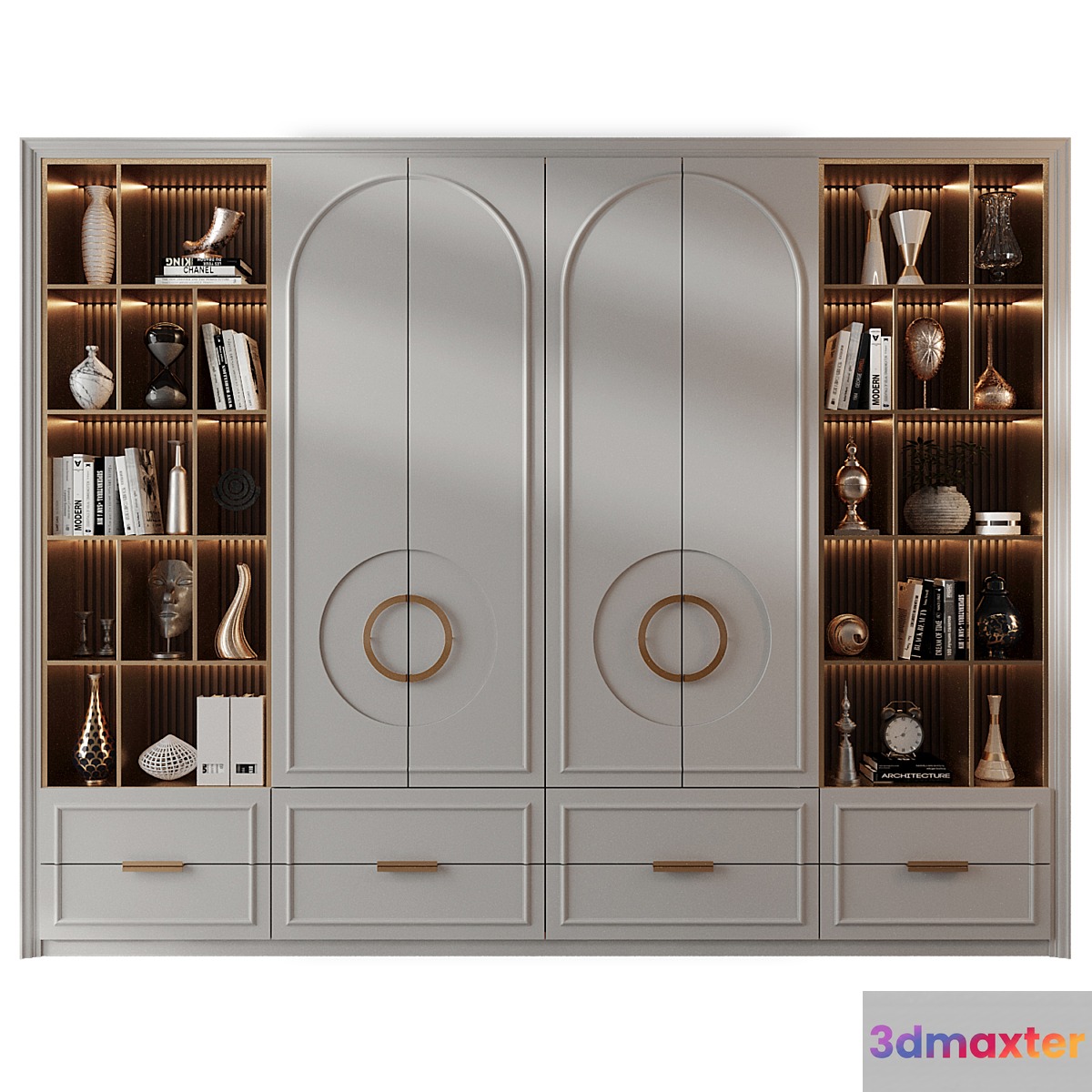 Cabinet set 385 3D Max