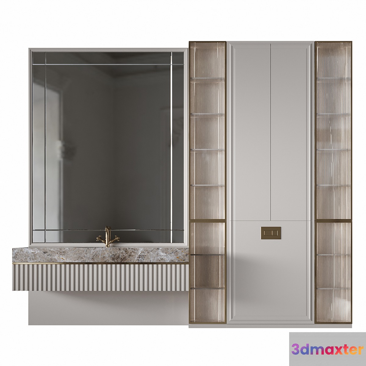 Bath set 13 3D Max
