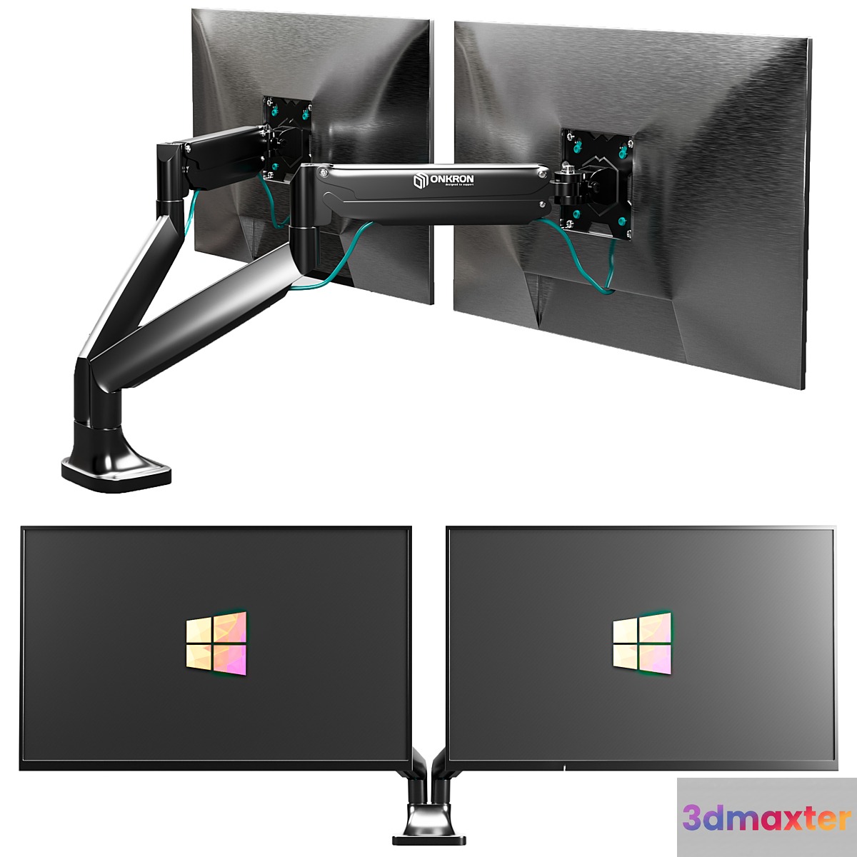 ONKRON Bracket for 2 monitors 3D Max