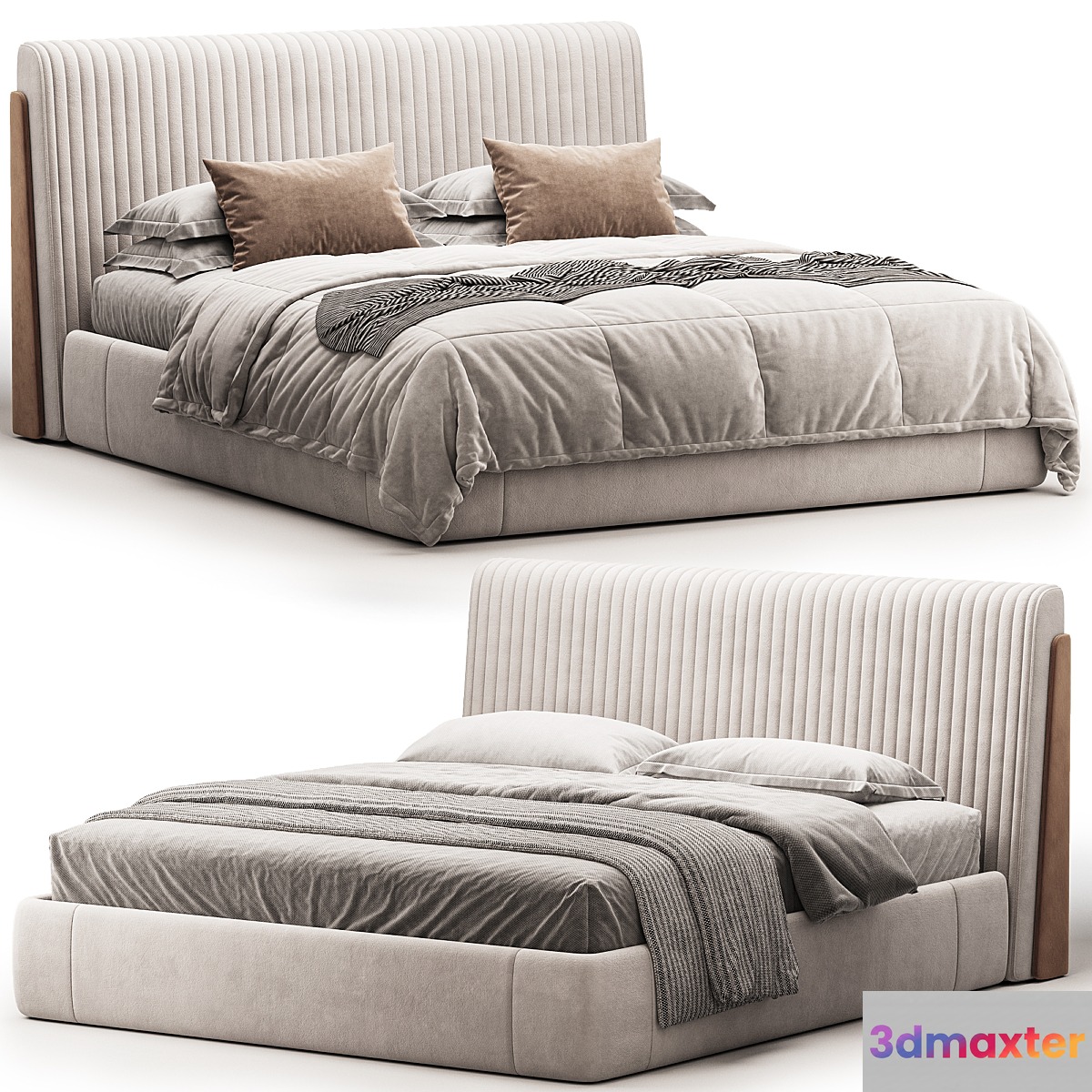 His Bed 3D Max