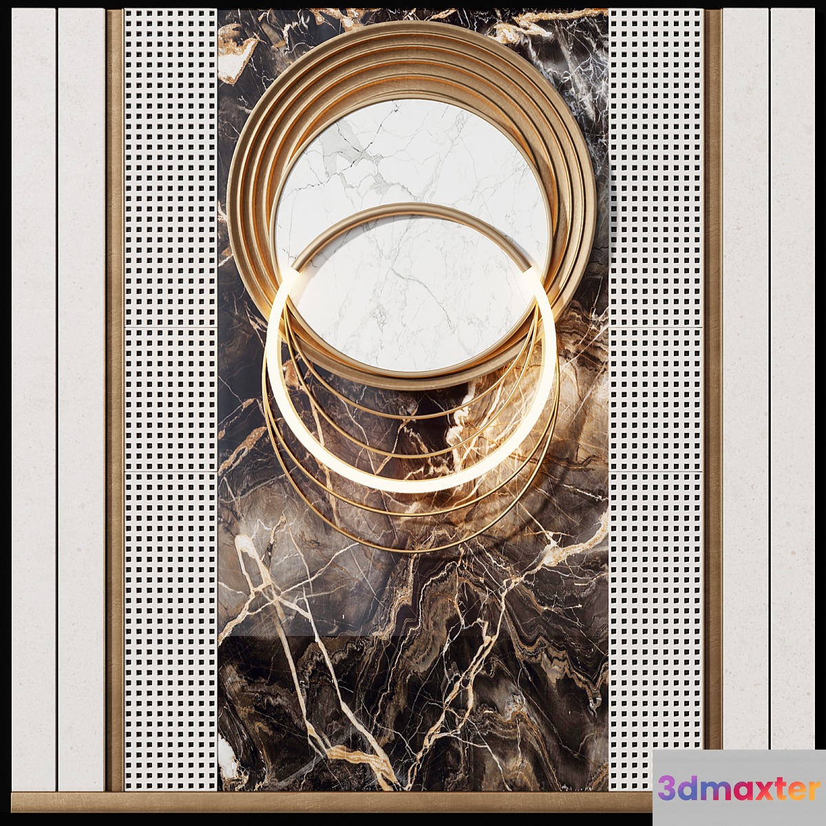 Wall decor 3 3D Max