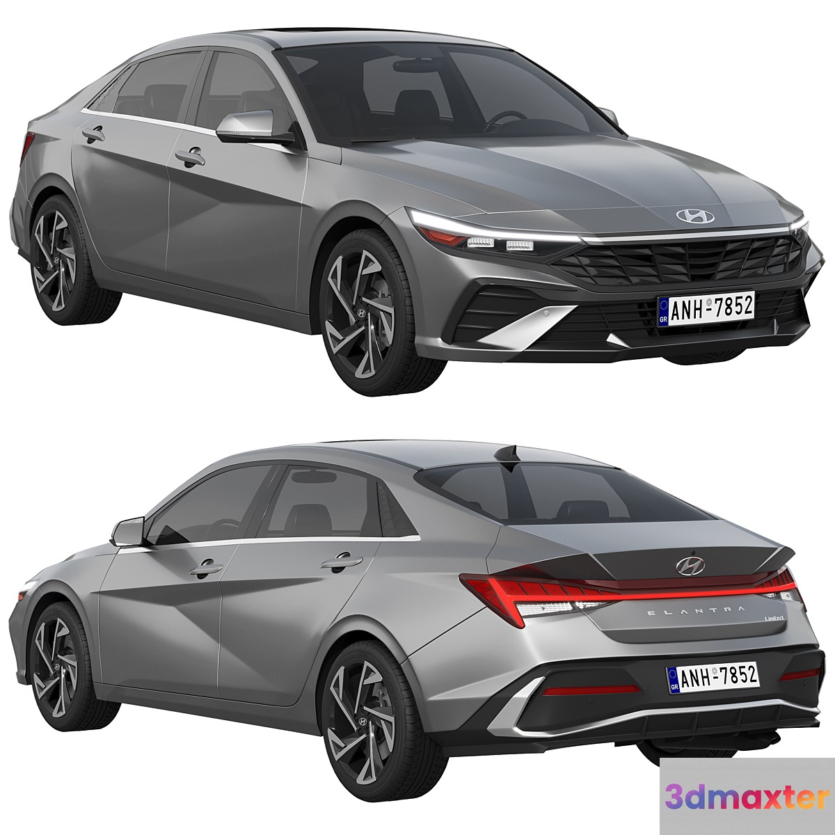 Hyundai Elantra 2024 3D Max