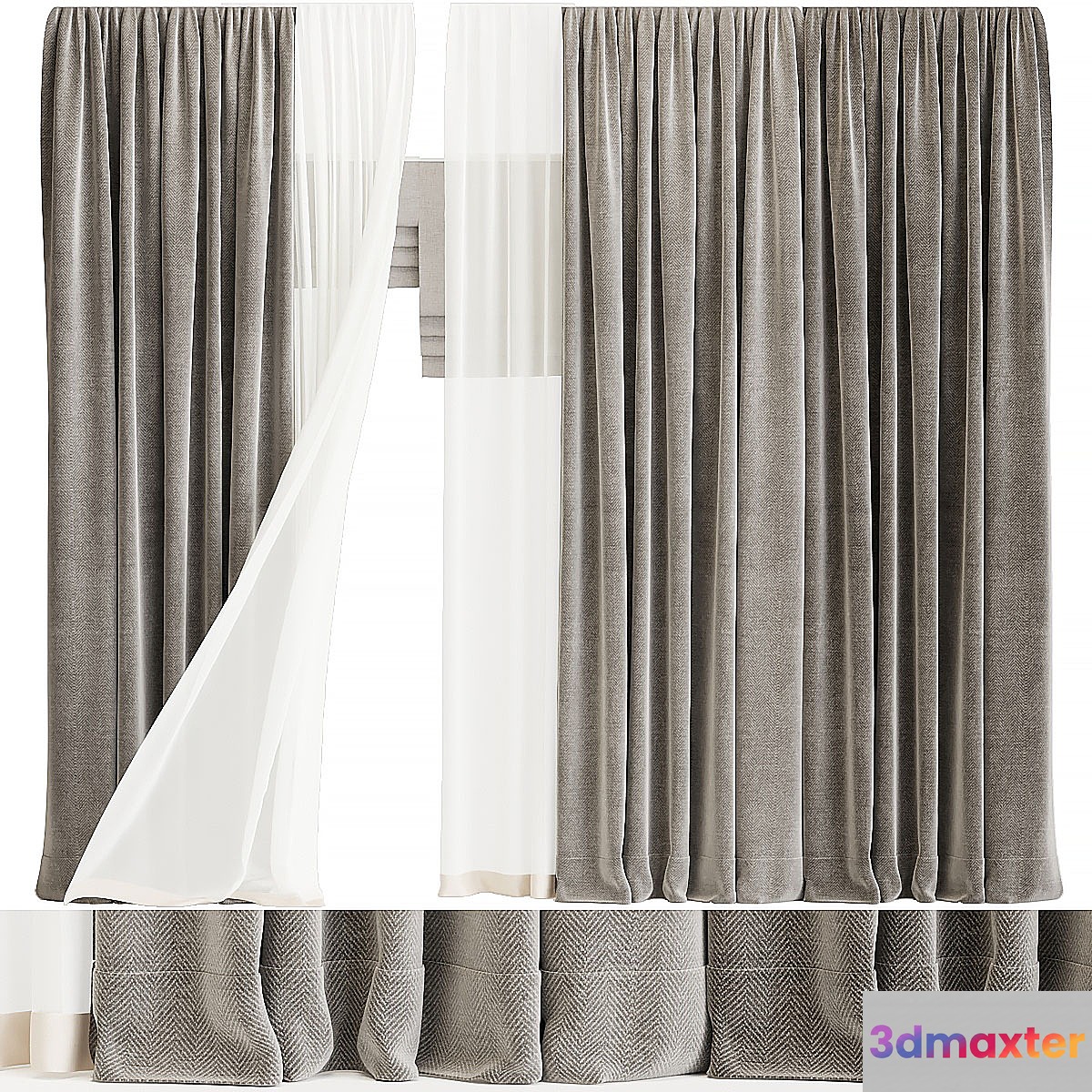 Curtain 38 3D Max