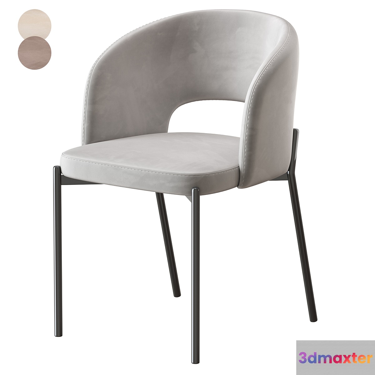 Chair Agnes M-city 3D Max