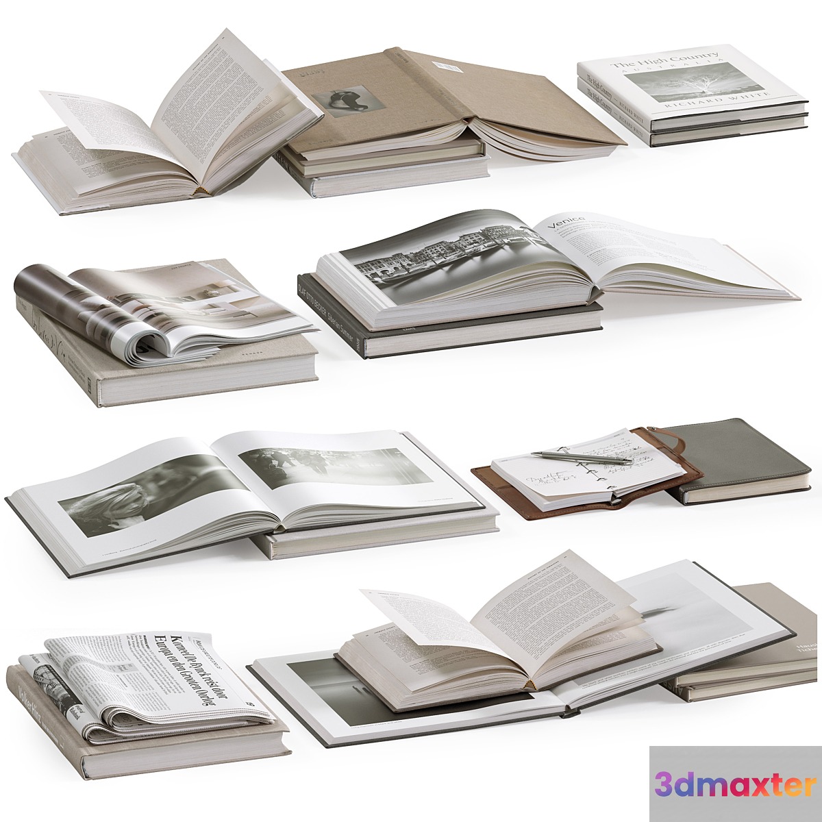 Coffee Table Books 2 3D Max