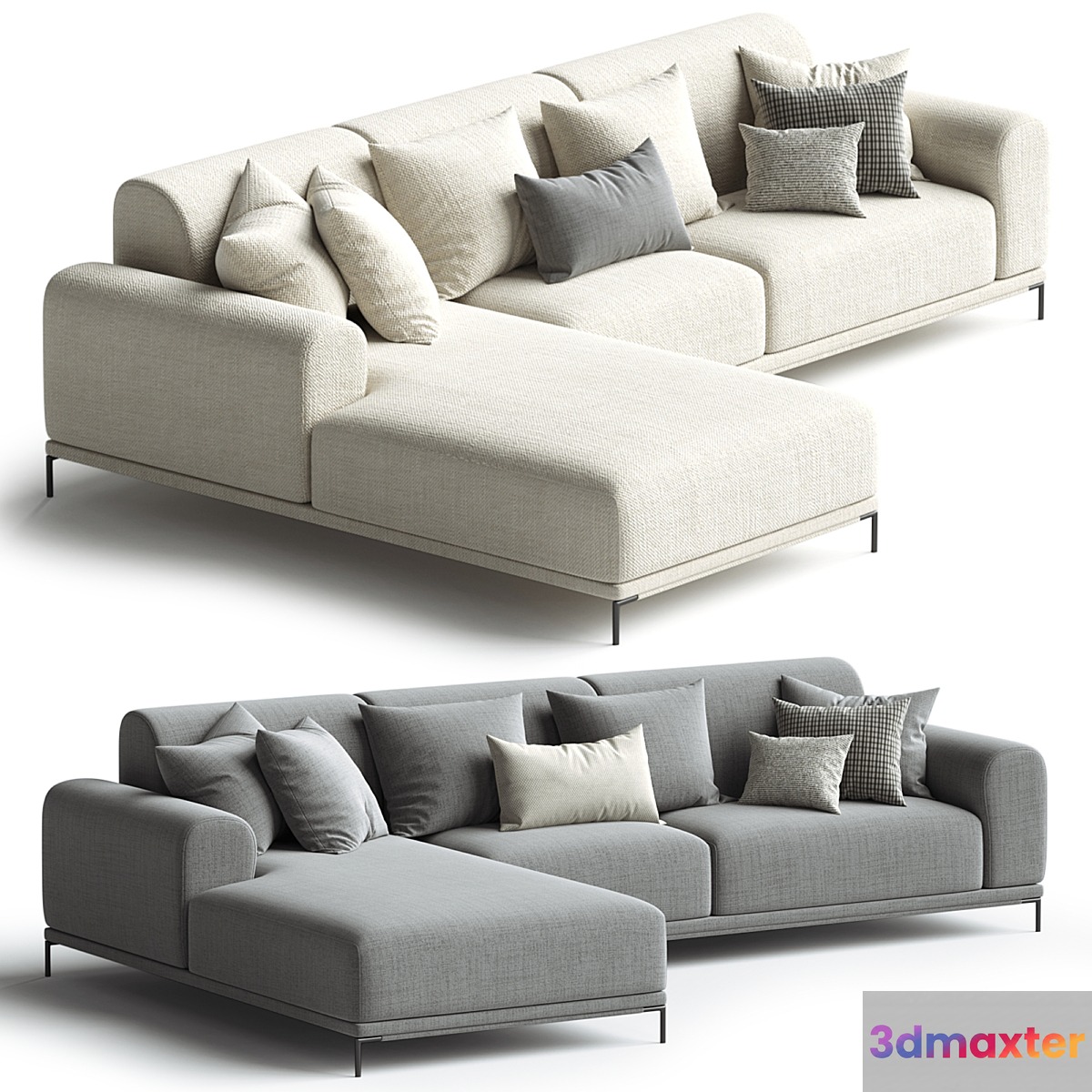 Marlet Corner Set Sofa 3D Max