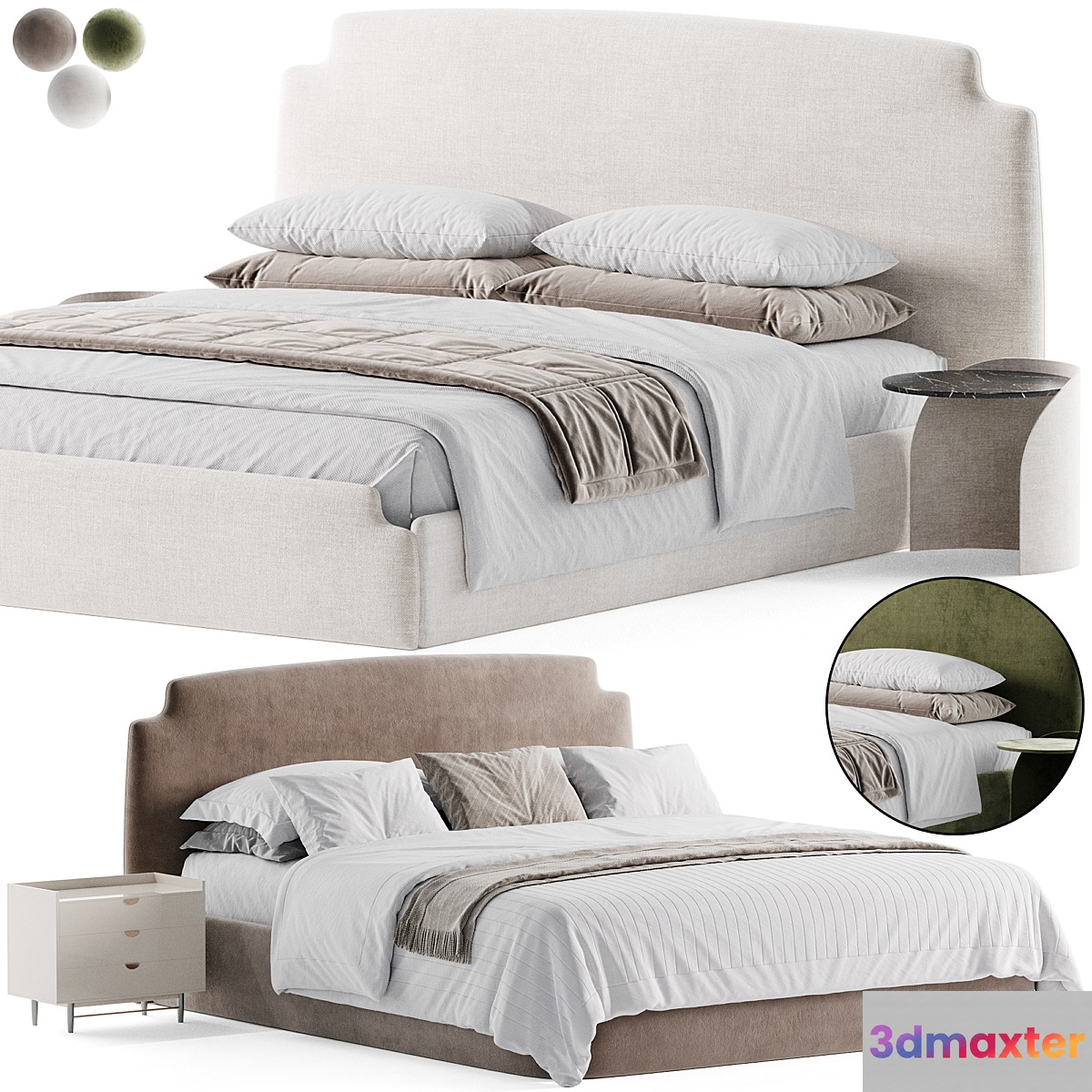 Felis Demy Bed 3D Max