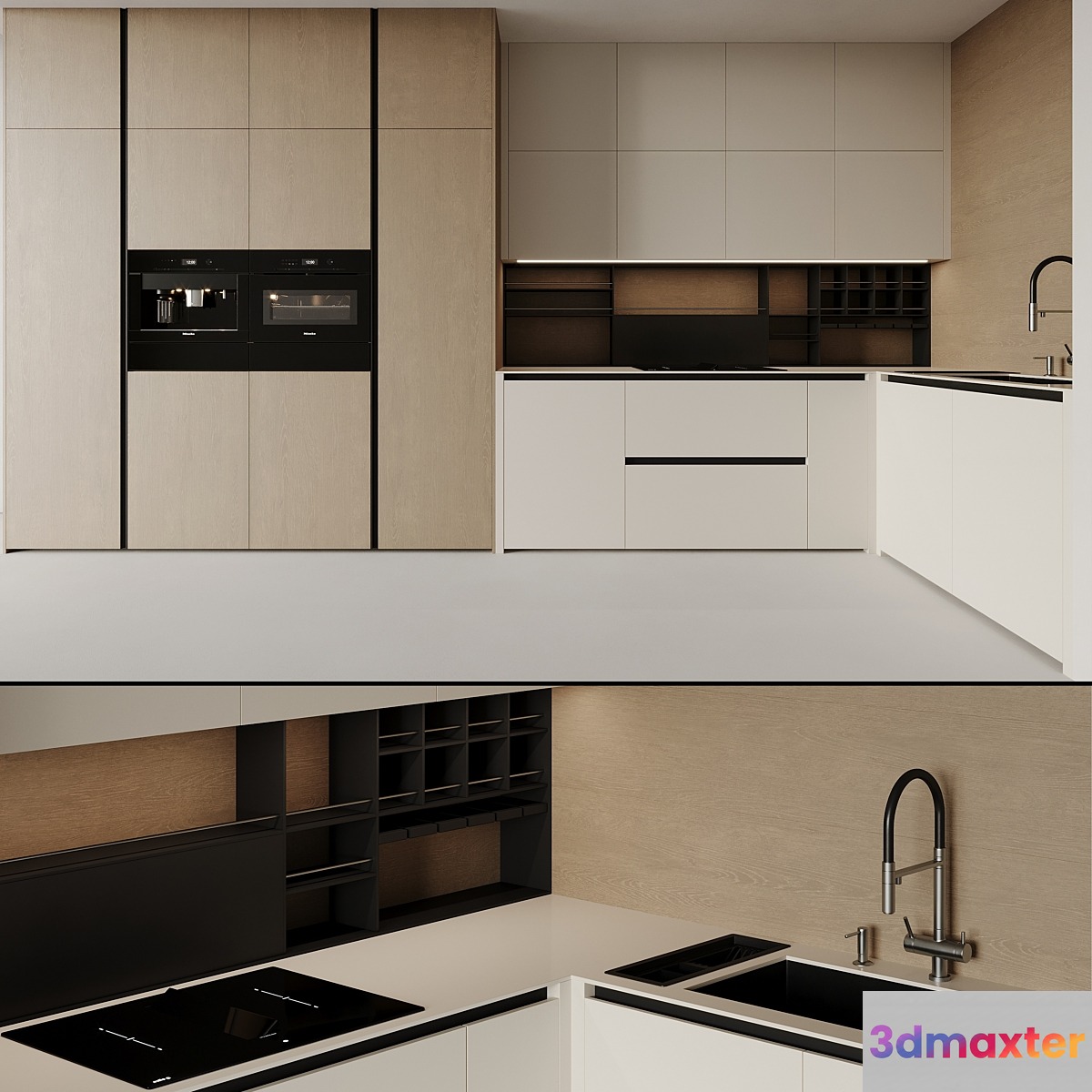 kitchen 3D Max