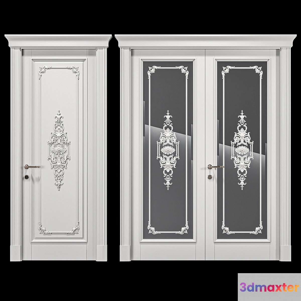 beyond class lilak door 3D Max