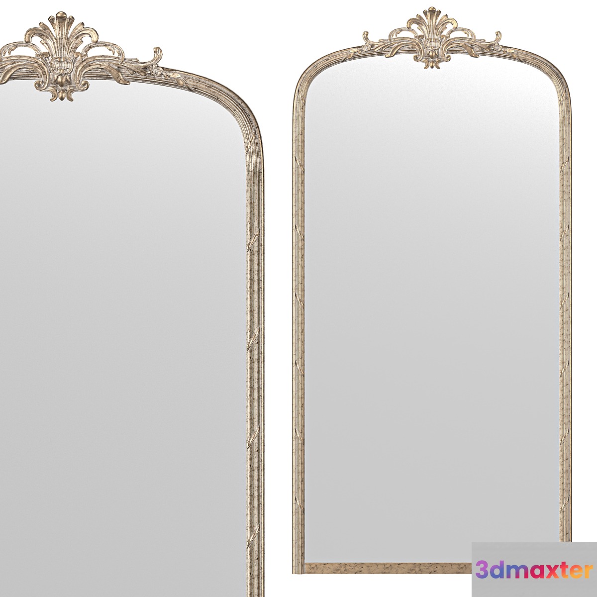 HN furniture victorian mirror 3D Max