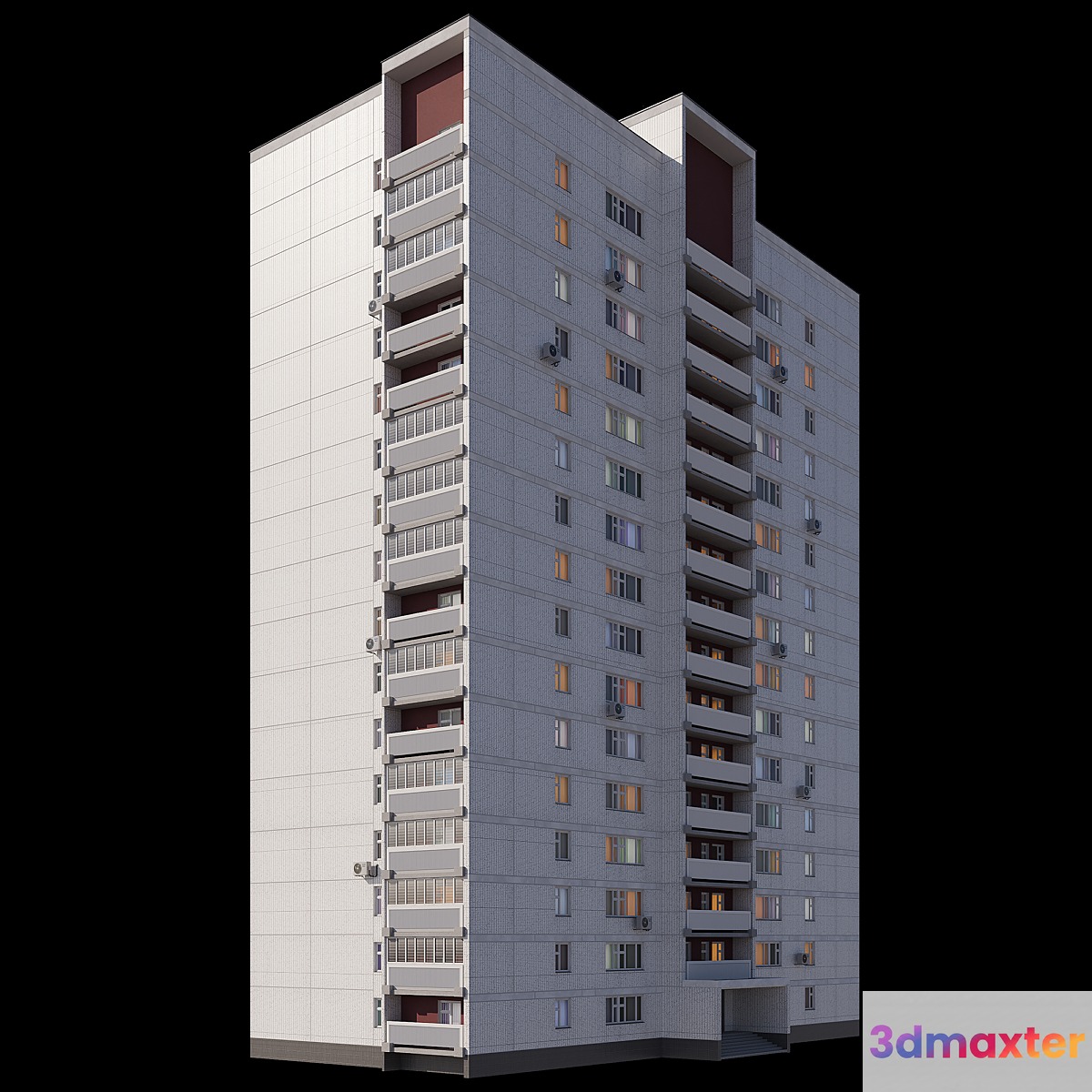standard house series II-68-01 3D Max