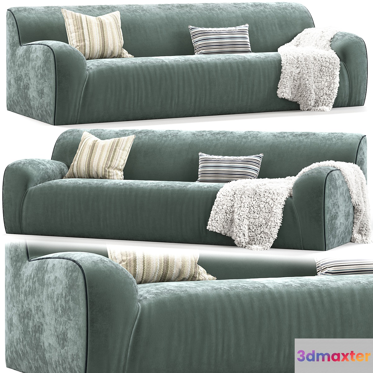 MEDITERRANEO SOFA BAKER 3D Max