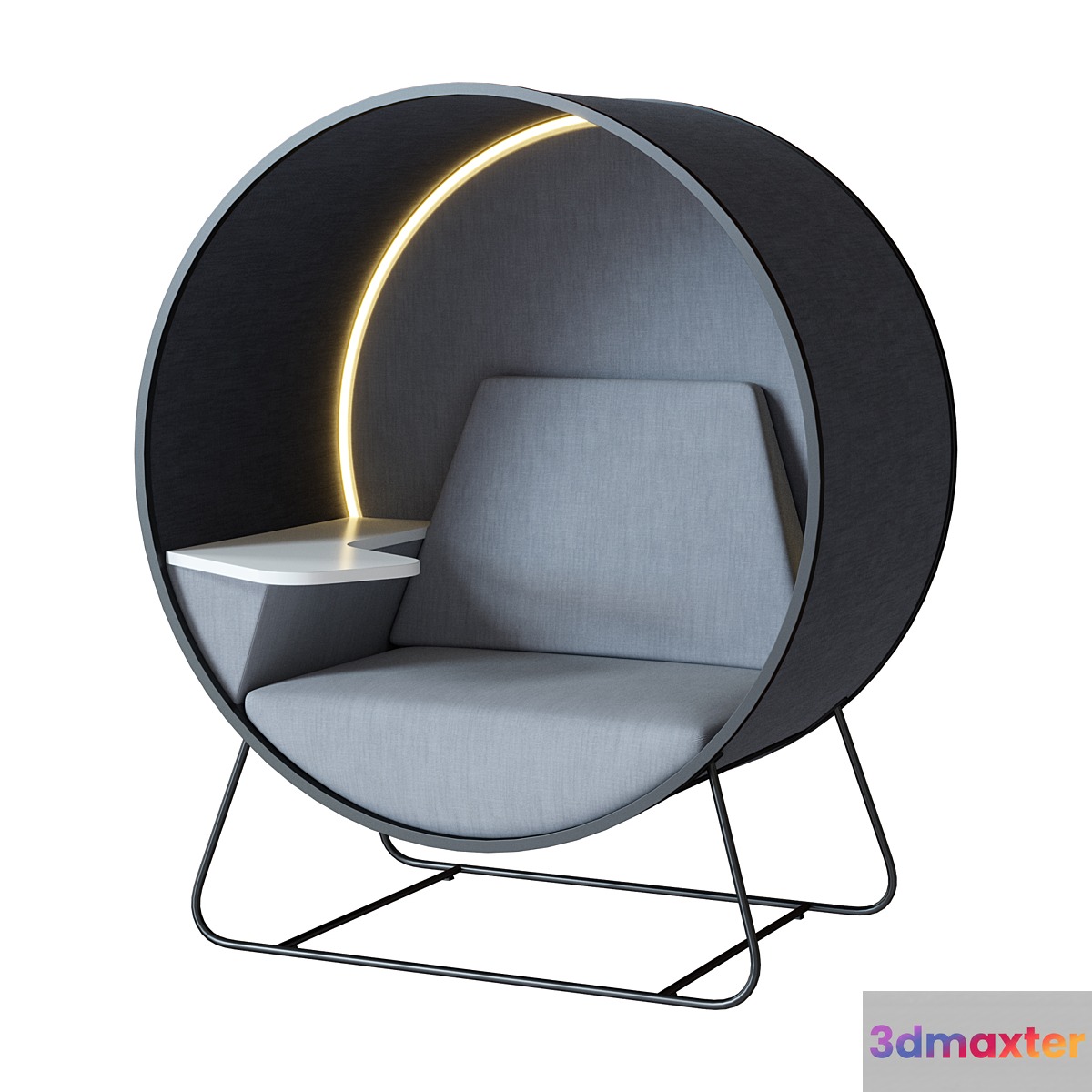 Office cubicle Connection Kuppel 3D Max