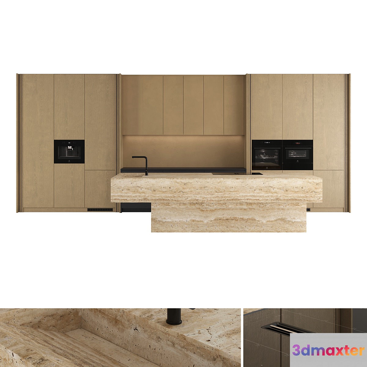 Kitchen set 47 3D Max