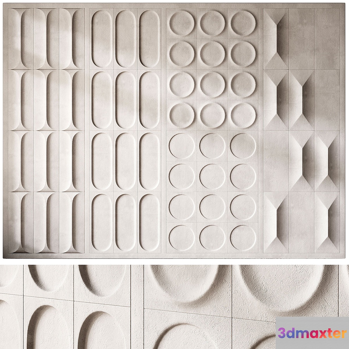 wall 3d panel 3D Max