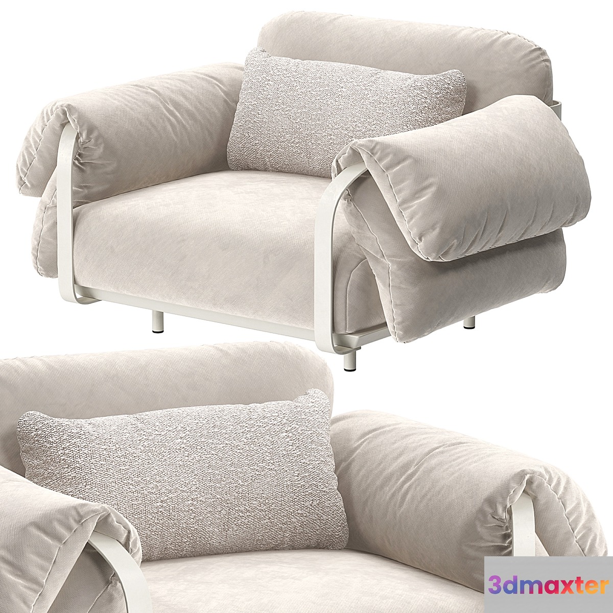 Narciso armchair by Baxter 3D Max
