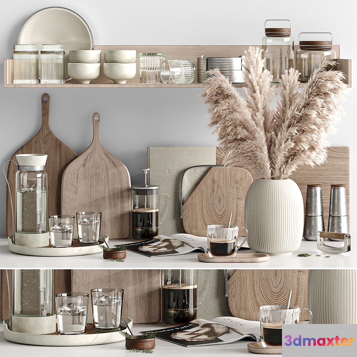 kitchen accessories 029 3D Max