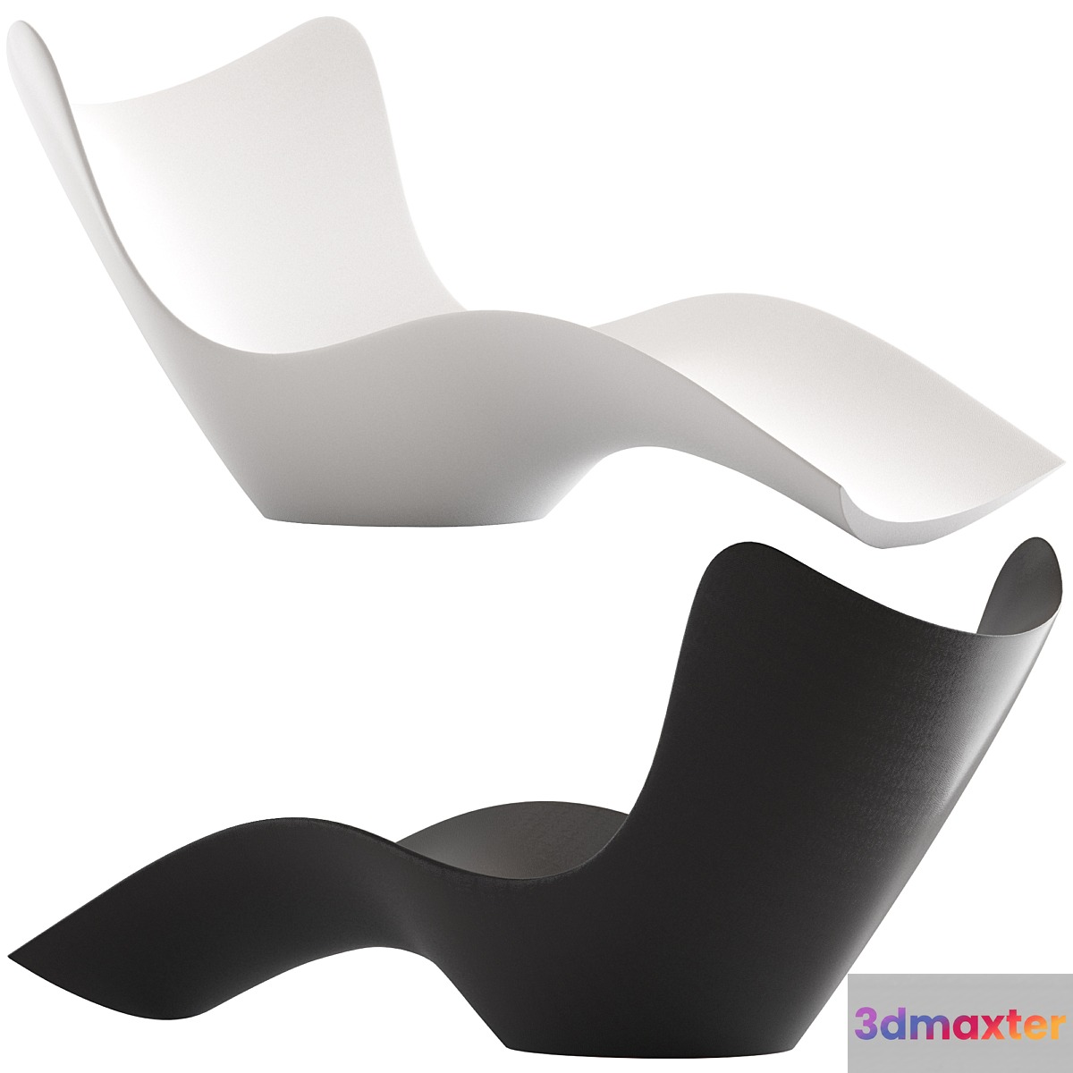 Surf Sun Lounger by Karim Rashid 3D Max