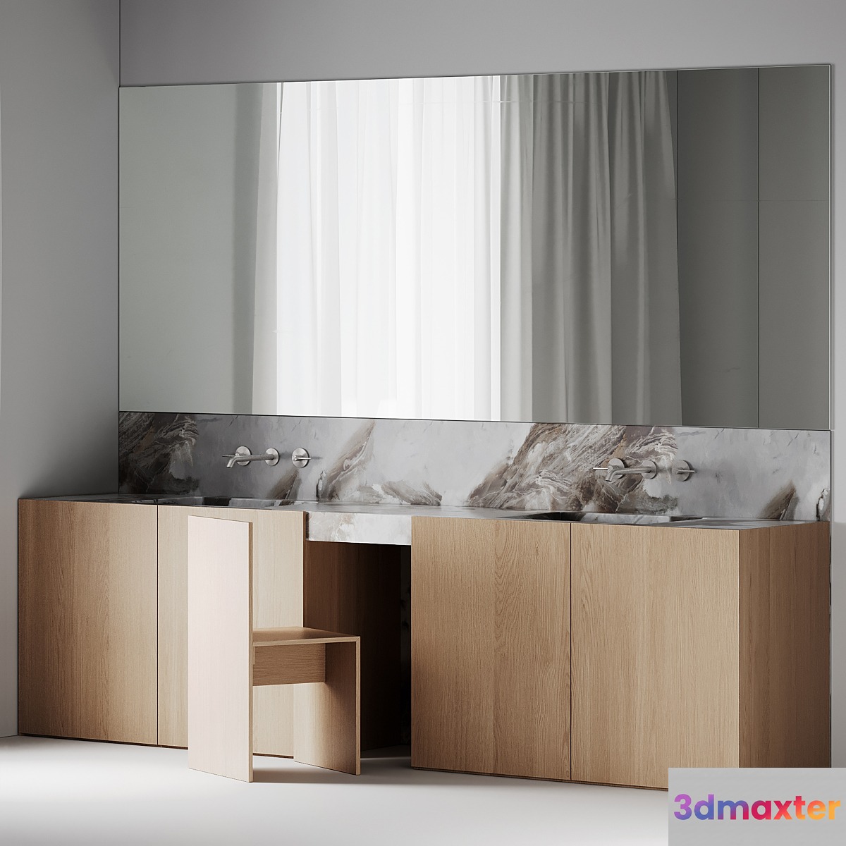 Bathroom Furniture 002 3D Max