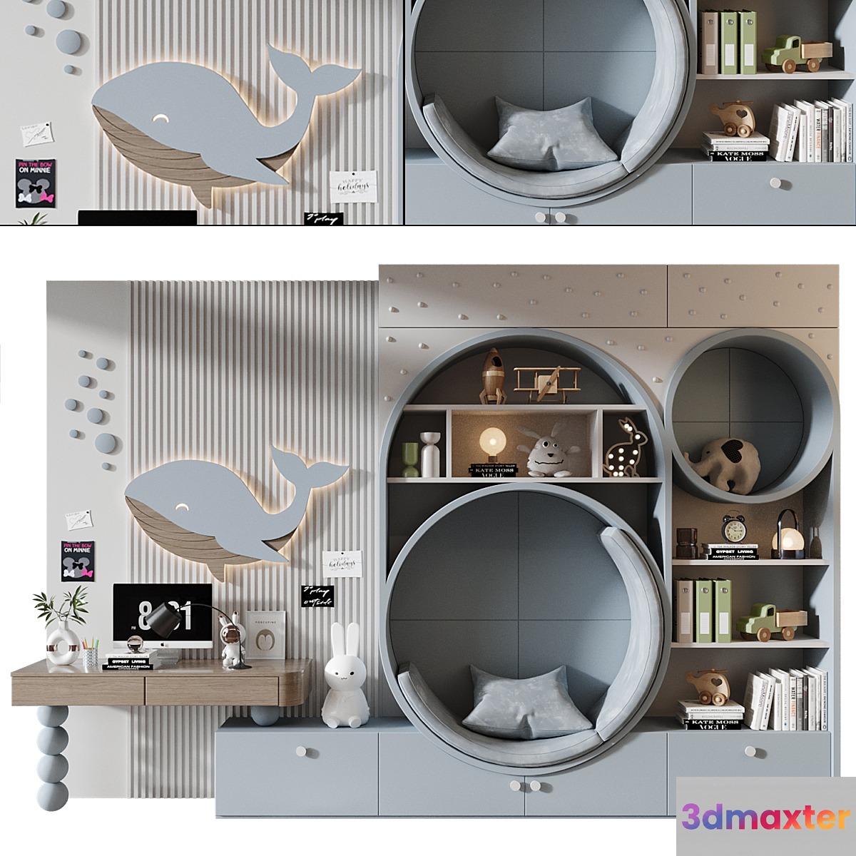Furniture composition 772 3D Max