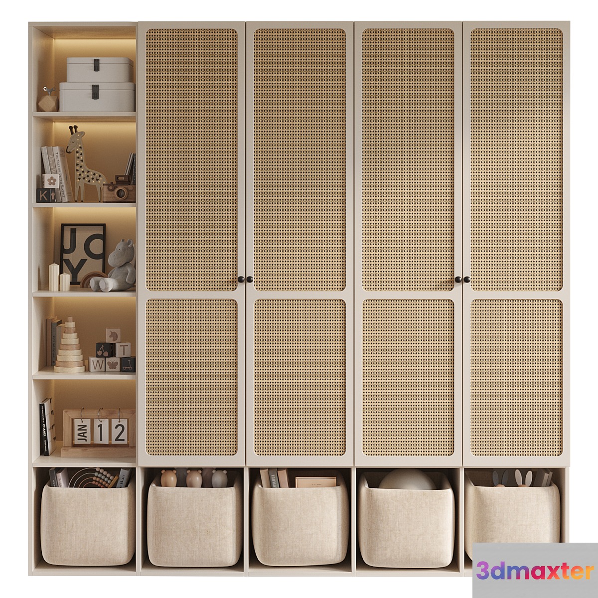 Kids Furniture set 02 3D Max