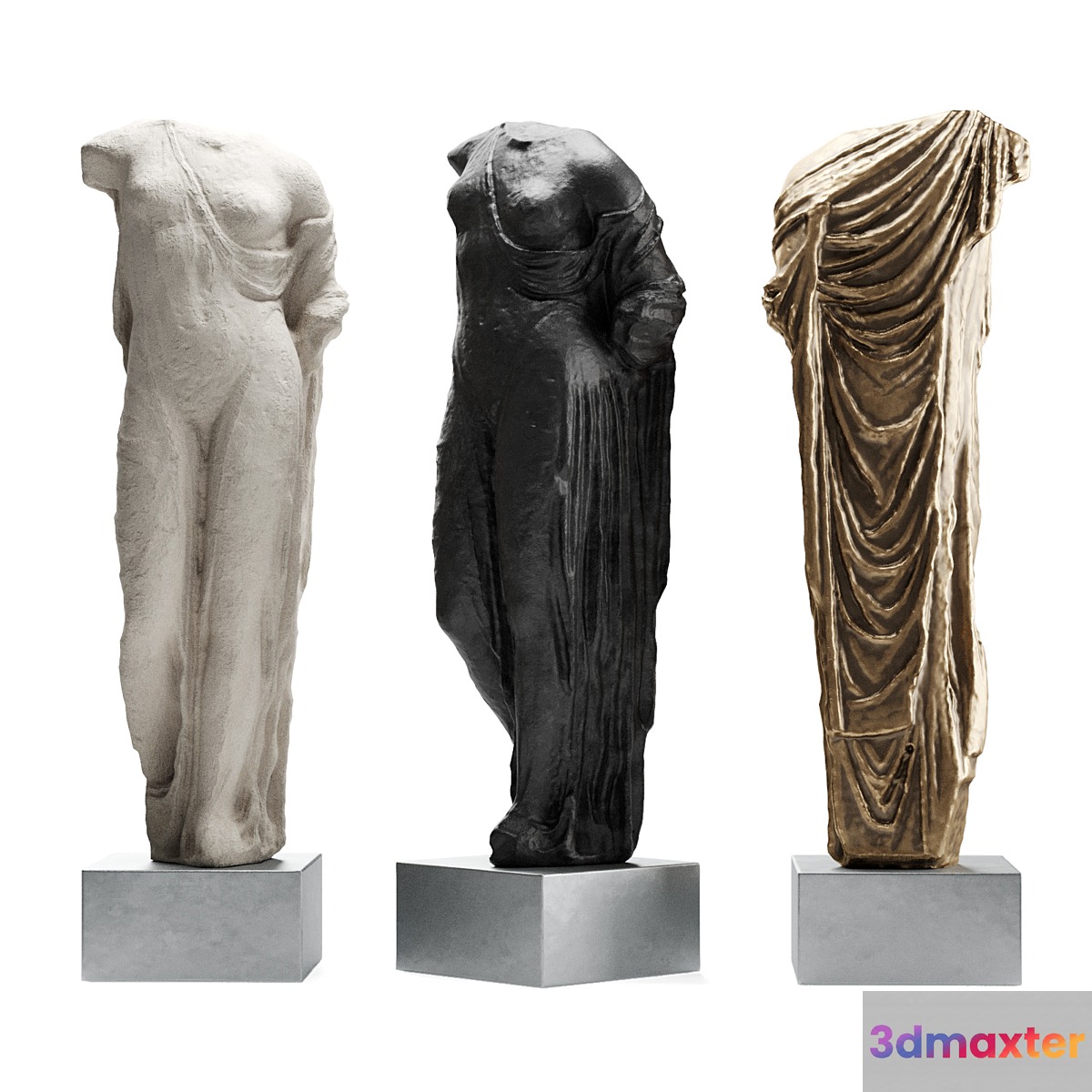 Aphrodite Venus Genetrix tall torso 3D Max