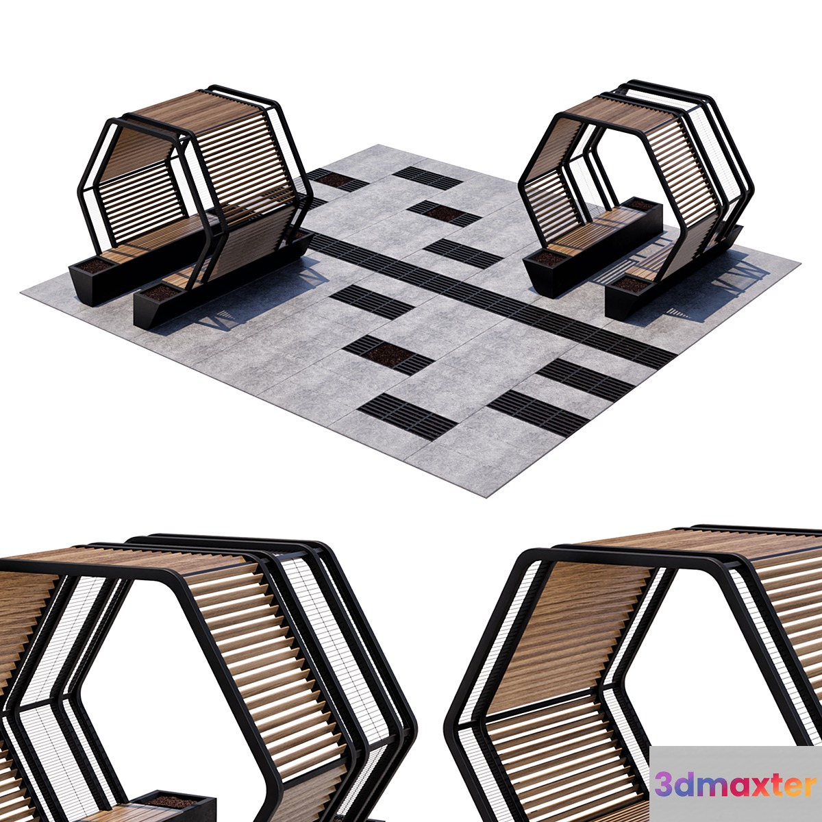 City Park 3D Max